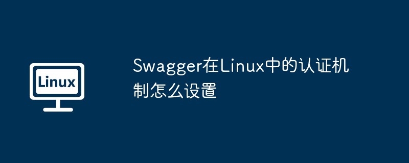 swagger在linux中的认证机制怎么设置