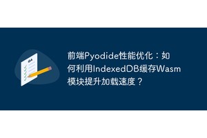 前端Pyodide性能优化：如何利用IndexedDB缓存Wasm模块提升加载速度？