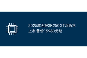 2025款无极SR250GT双版本上市 售价15980元起