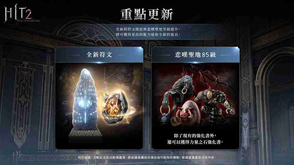 《HIT2》推出全新改版「圣物占领战联赛」 更新加入赛季制玩法