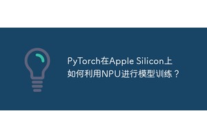 PyTorch在Apple Silicon上如何利用NPU进行模型训练？
