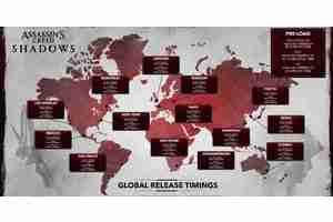 《刺客信条：影》全球解锁和预载时间公布 育碧connect最早解锁