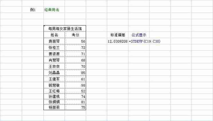 Excel标准差计算方法,数据分析利器。
