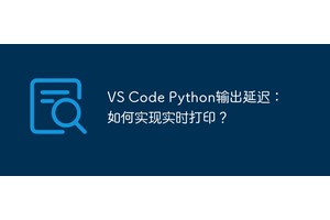 VS Code Python输出延迟：如何实现实时打印？