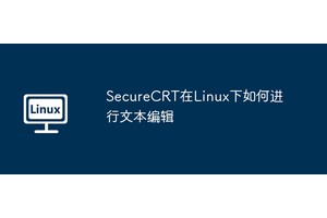 SecureCRT在Linux下如何进行文本编辑
