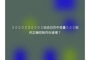 JavaScript动态日历中变量num如何正确控制月份递增？