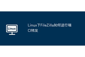 Linux下FileZilla如何进行端口转发