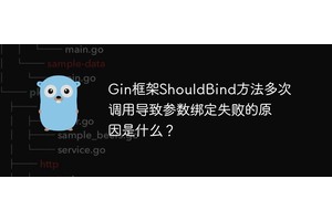 Gin框架ShouldBind方法多次调用导致参数绑定失败的原因是什么？