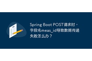 Spring Boot POST请求时，字段名meas