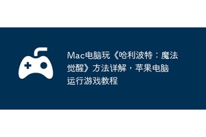 Mac电脑玩《哈利波特：魔法觉醒》方法详解，苹果电脑运行游戏教程