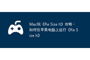 Mac玩《Re Size It》攻略，如何在苹果电脑上运行《Re Size It》