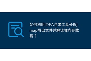 如何利用IDEA自带工具分析jmap导出文件并解读堆内存数据？