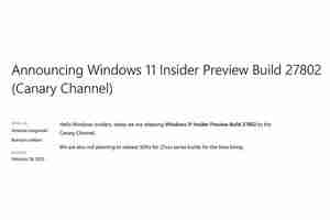 Win11 Canary 27802预览版今日发布:引入新电池图标