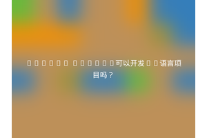 Visual Studio可以开发Go语言项目吗？