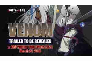 《罪恶装备：STRIVE》新DLC角色“Venom”视觉图公布 本月内上线