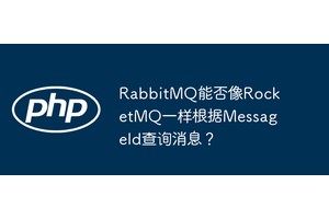 RabbitMQ能否像RocketMQ一样根据MessageId查询消息？