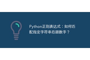 Python正则表达式：如何匹配指定字符串后跟数字？