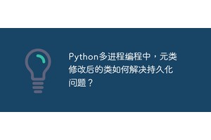 Python多进程编程中，元类修改后的类如何解决持久化问题？